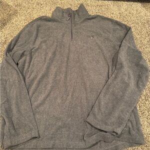 STARTER Charcoal Quarter-Zip Pullover